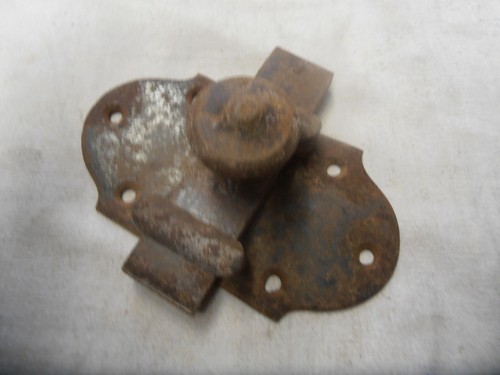 Verrou ancien fer forge - fer, porte