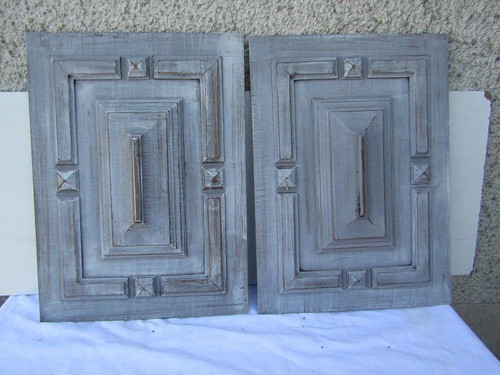 Paire panneaux boiseries - de,
