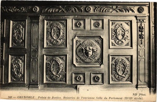 Cpa grenoble palais de - palais,