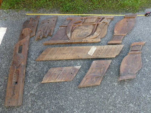 Rare boiseries très anciennes - boiseries,